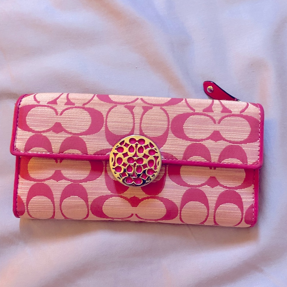 Coach Pink Wallet